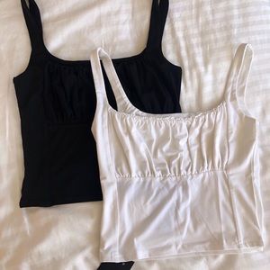 Square Neck Bustier Top set